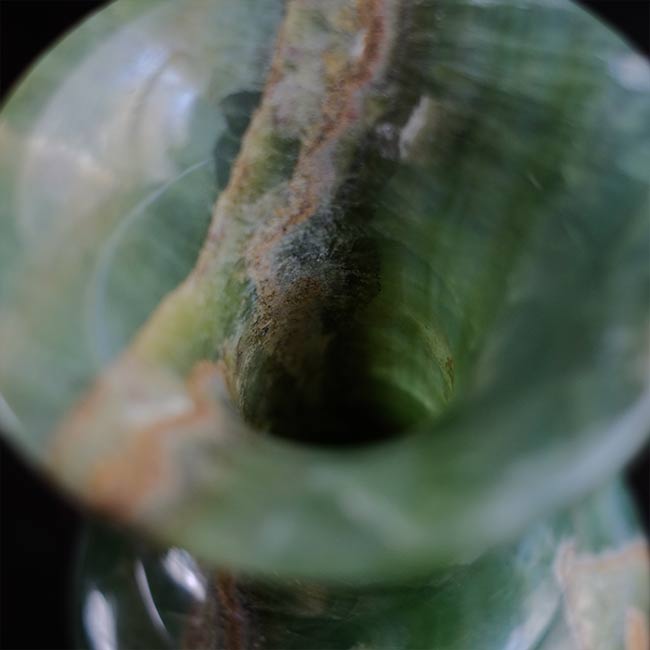 Marble flower vase