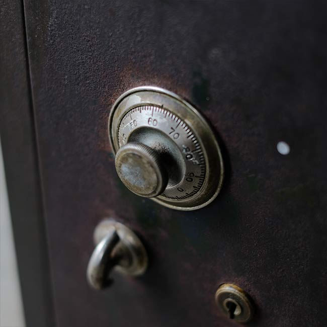 Rusty safe