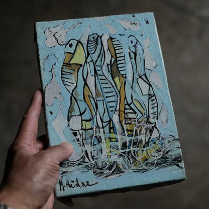 油彩画「像」