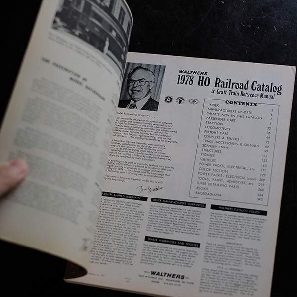 HO RAILROAD CATALOG & CRAFT TRAIN REFERENCE MANUAL