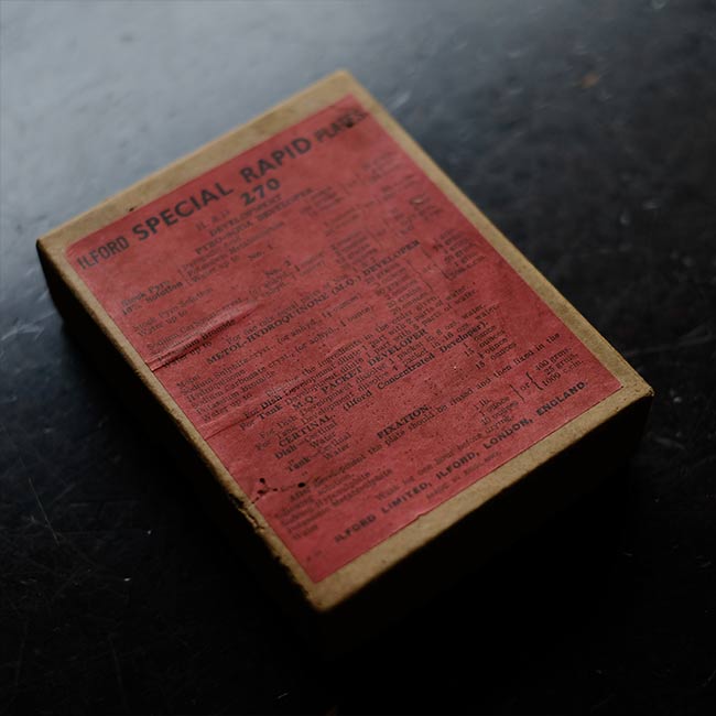 ILFORD SPECIAL RAPID PLATES Glass dry plates