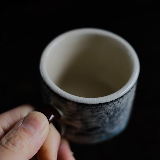 硬質陶器のカップ＆ソーサー