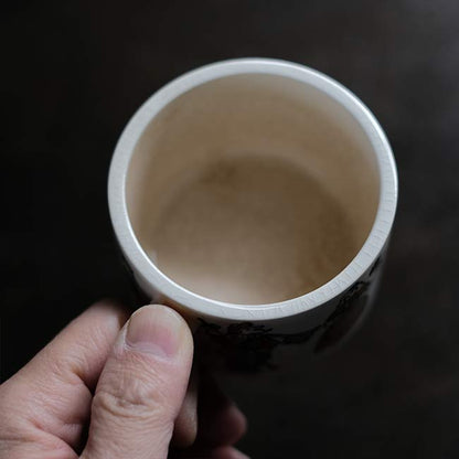 硬質陶器 南蛮人 マグカップ