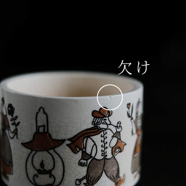 硬質陶器 南蛮人 マグカップ