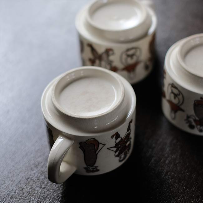 硬質陶器 南蛮人 マグカップ