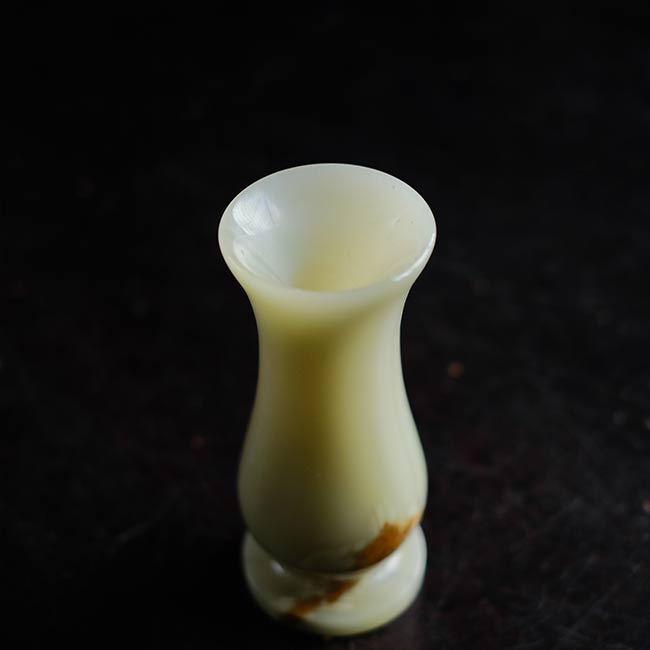 Marble flower vase
