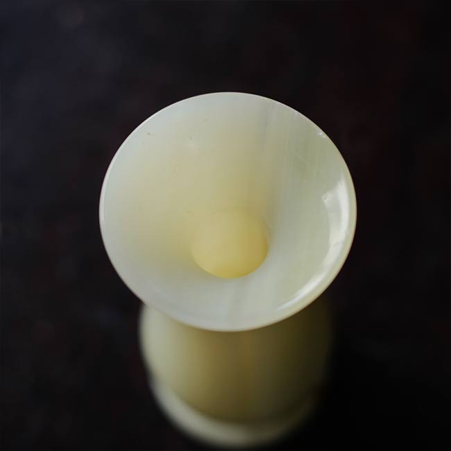 Marble flower vase