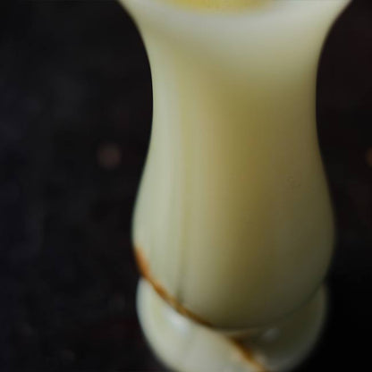 Marble flower vase