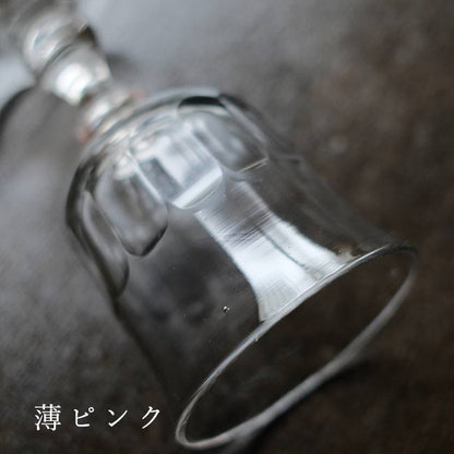 日本製 カットガラスのゴブレット