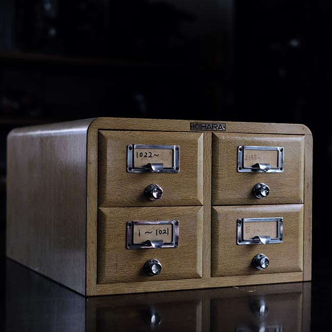 Wooden file storage