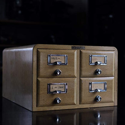 Wooden file storage