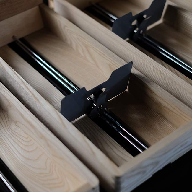 Wooden file storage