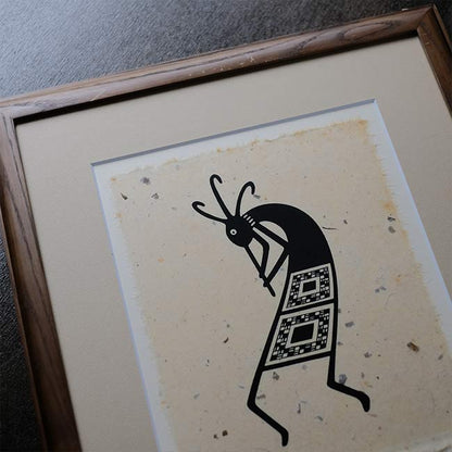 シルクスクリーン「KOKOPELLI」Diane Quackenbush