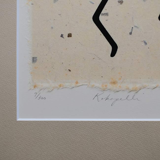 シルクスクリーン「KOKOPELLI」Diane Quackenbush