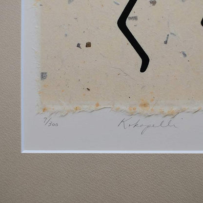 シルクスクリーン「KOKOPELLI」Diane Quackenbush