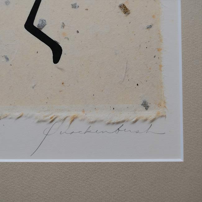 シルクスクリーン「KOKOPELLI」Diane Quackenbush