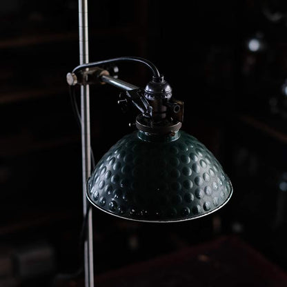 A stand lamp made from laboratory equipment