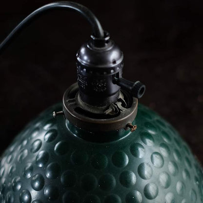A stand lamp made from laboratory equipment