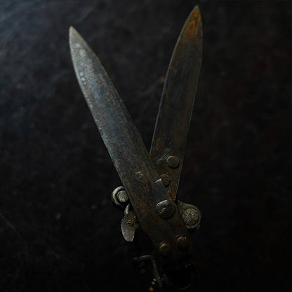 Lawn mowing scissors
