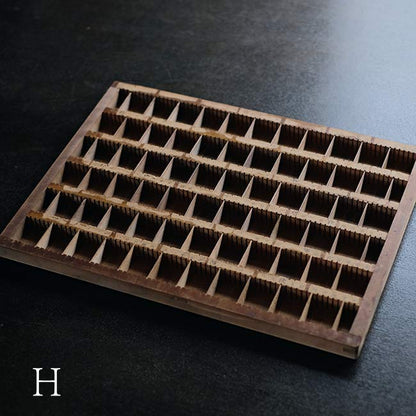 活版印刷のプリンタートレイ