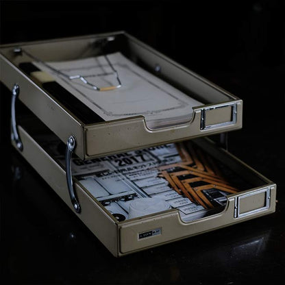 LION Extendable 2-Tier File Tray