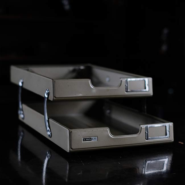 LION Extendable 2-Tier File Tray