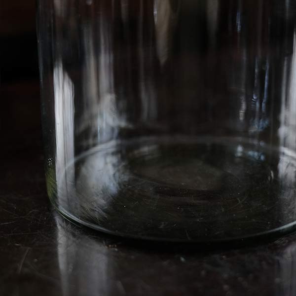 Cylindrical candy jar