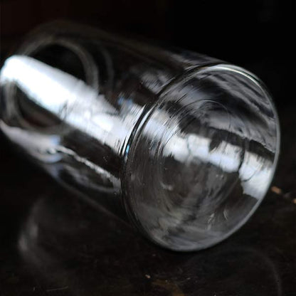 Cylindrical candy jar