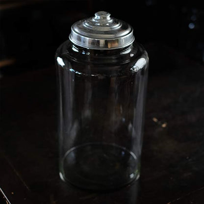 Cylindrical candy jar