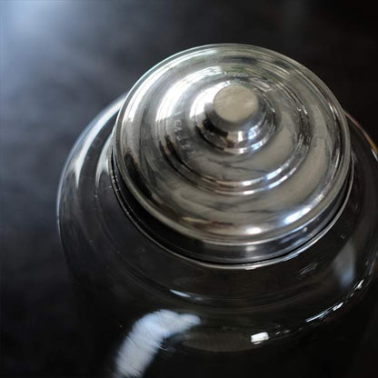 Cylindrical candy jar