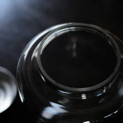 Cylindrical candy jar
