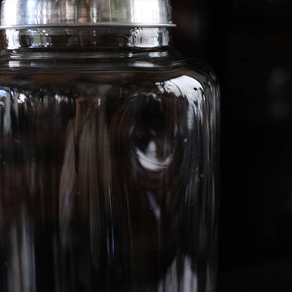 Cylindrical candy jar