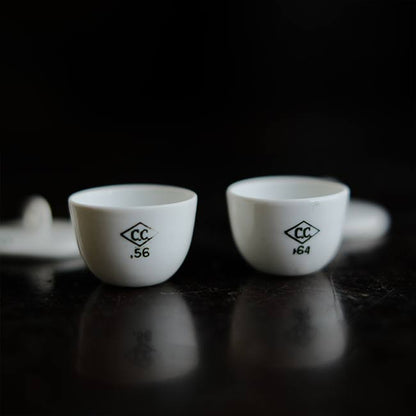 Porcelain mini crucible