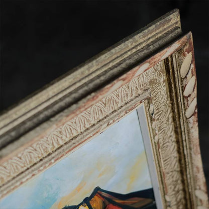 油彩画「山」