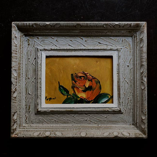 油彩画「薔薇」