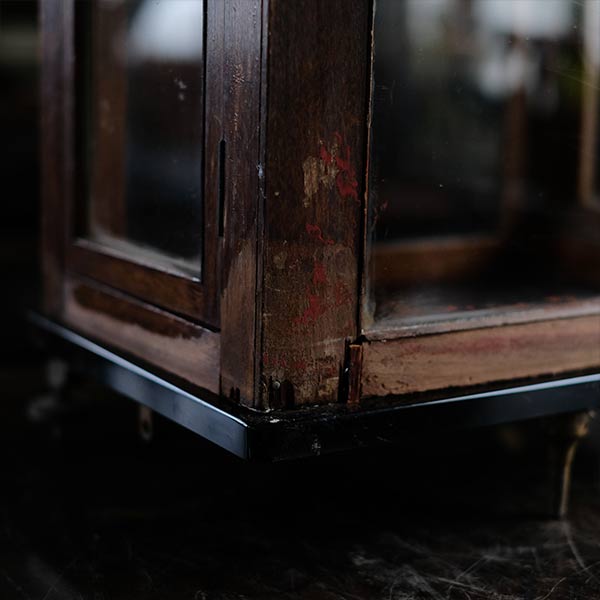 A showcase using a scale case