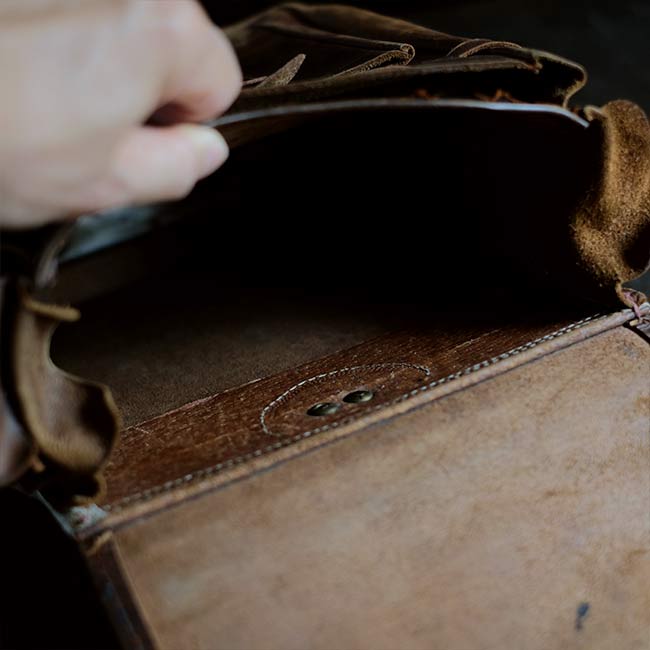 昭和の革製ランドセル