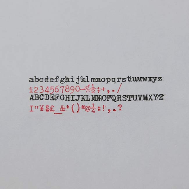 OLIVETTI Lettera 32 タイプライター インクリボン交換済み