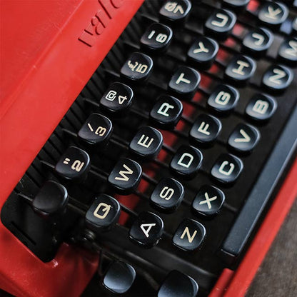 OLIVETTI Valentine タイプライター インクリボン交換済み