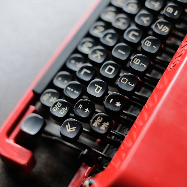OLIVETTI Valentine タイプライター インクリボン交換済み