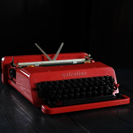 OLIVETTI Valentine タイプライター インクリボン交換済み