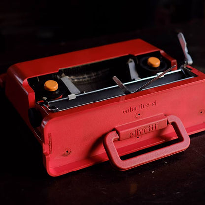 OLIVETTI Valentine S タイプライター インクリボン交換済み