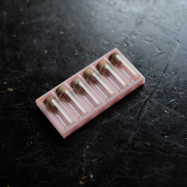 Mechanical watch parts storage set