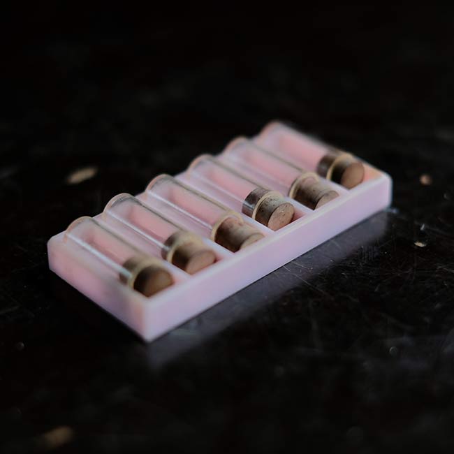 Mechanical watch parts storage set
