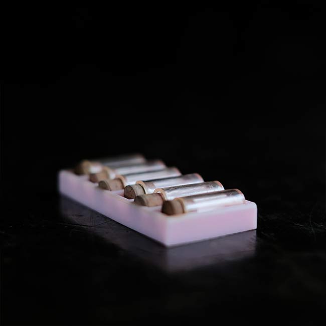 Mechanical watch parts storage set