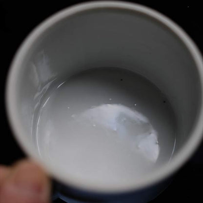 White porcelain spittoon
