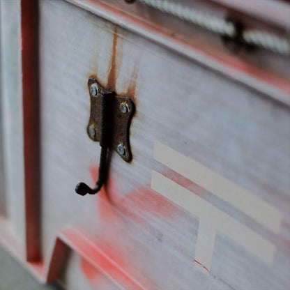 Faded post office container