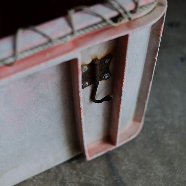 Faded post office container