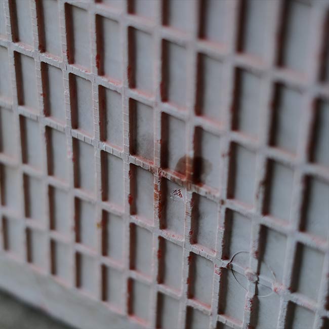 Faded post office container