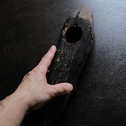 自在鉤の横木の魚